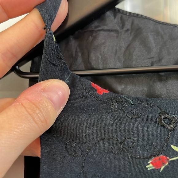 Vintage Harold's Embroidered Floral Sheath Midi Dress - Size 12 - Picture 3 of 12